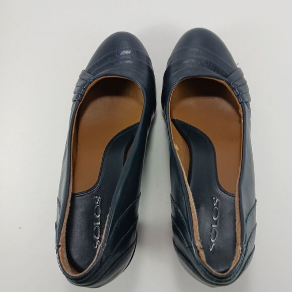 Solos Women's 7.5M Blue 2-inch Pumps/Heels...................................... - Picture 8 of 15